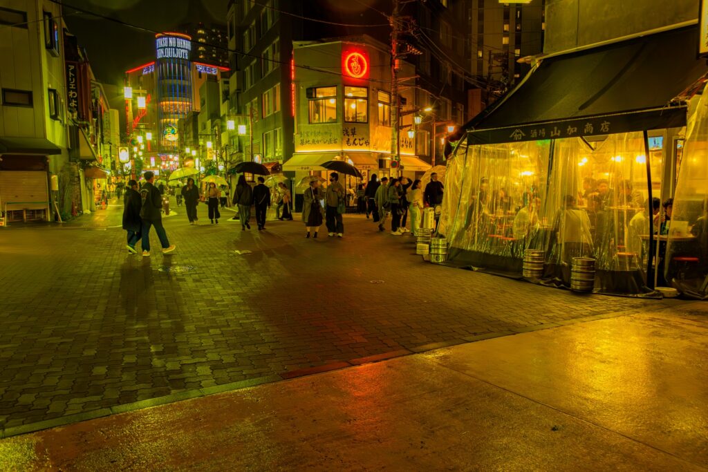 大正時代の浅草の銘酒街（イメージ画像）