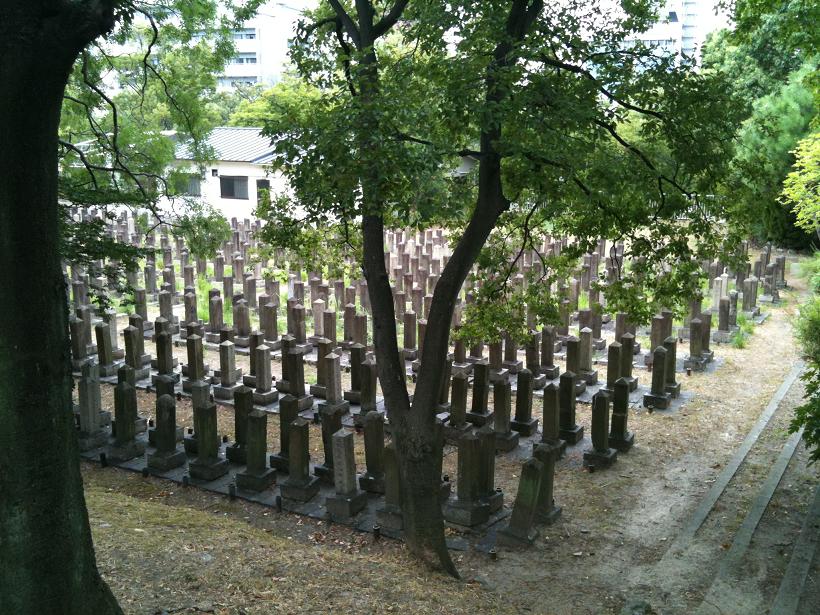 大阪の真田山陸軍墓地