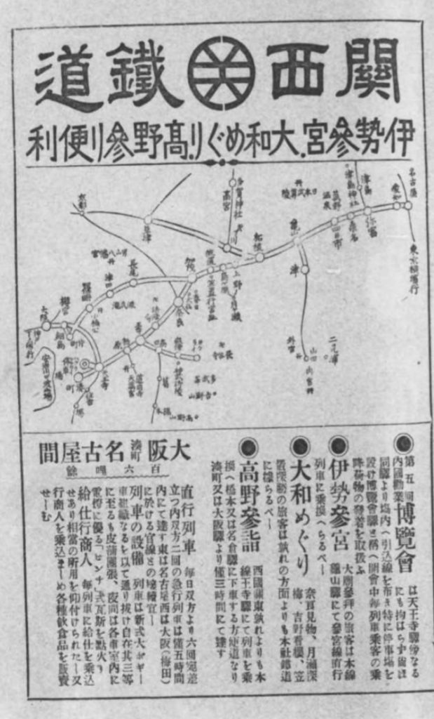 関西鉄道大阪と博覧会