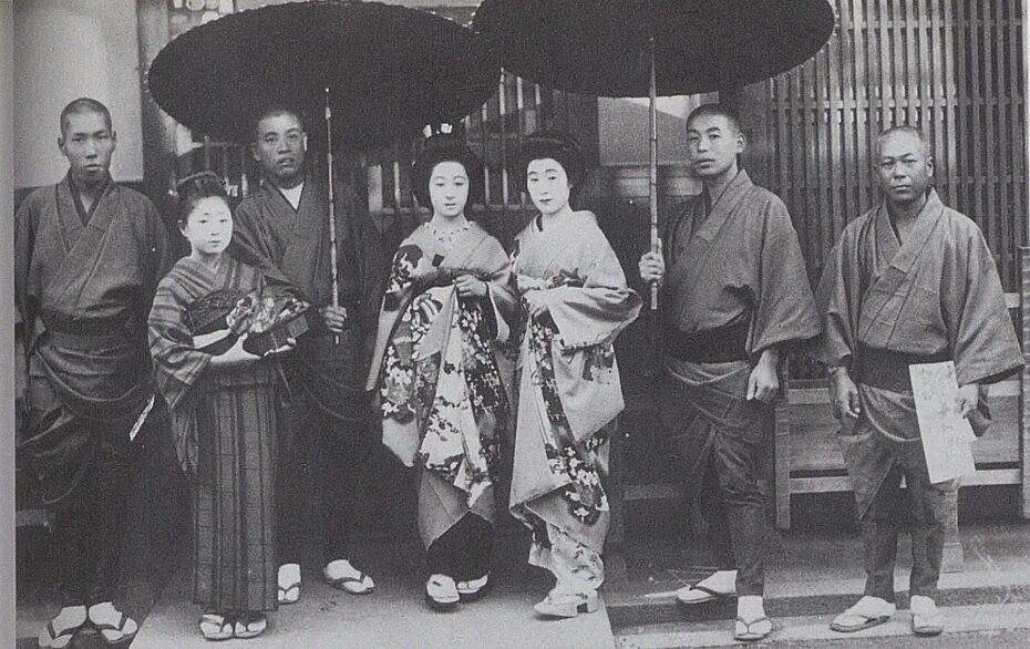 昭和初期の堺龍神遊郭の芸妓