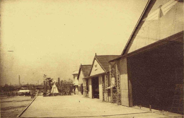 日本航空輸送研究所と大浜水上飛行場