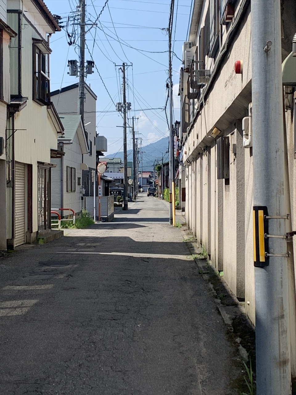 鶴岡の遊郭道路