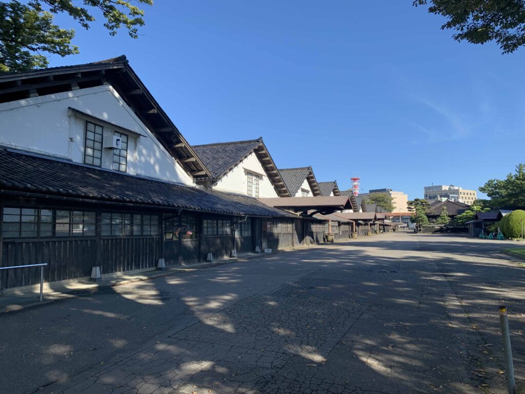山形県酒田の街並み