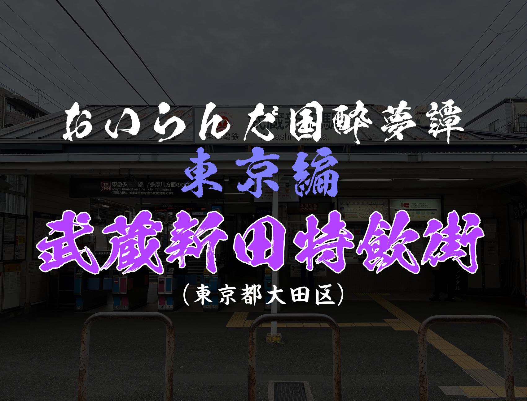 赤線 武蔵新田の赤線（東京都大田区）｜おいらんだ国酔夢譚｜