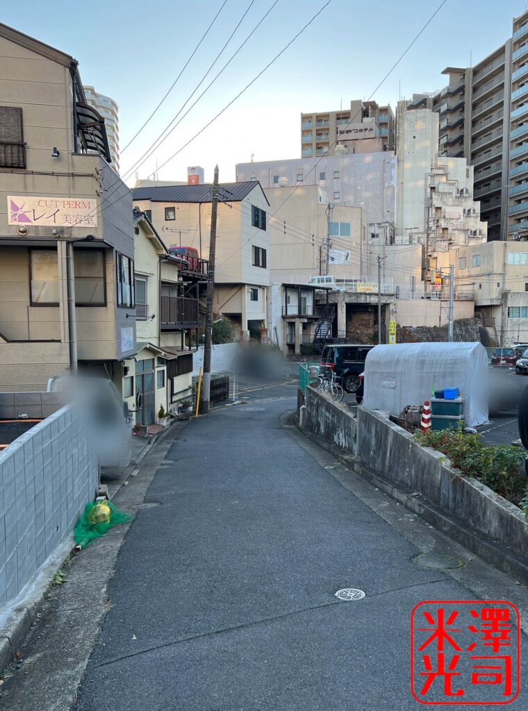 水戸奈良屋町の私娼窟・赤線跡。