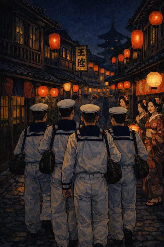 呉朝日遊郭と海軍さん