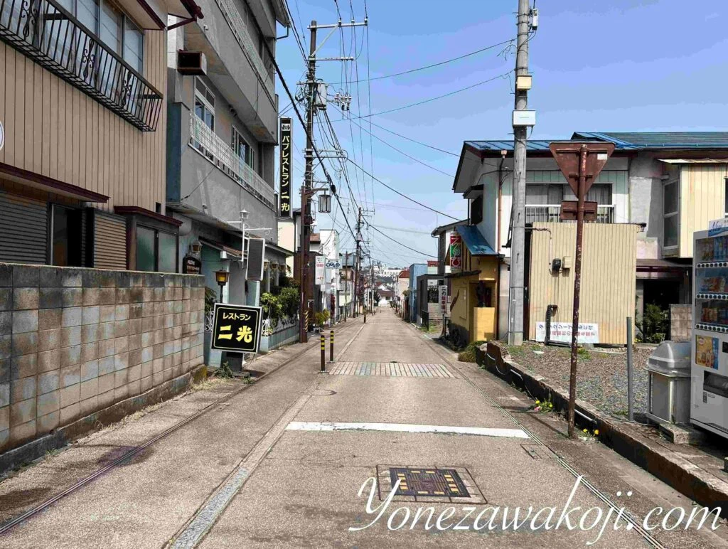 白河遊郭の跡