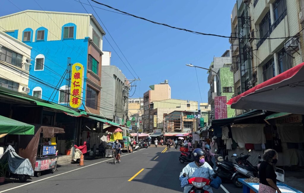 高雄旗津の市街地