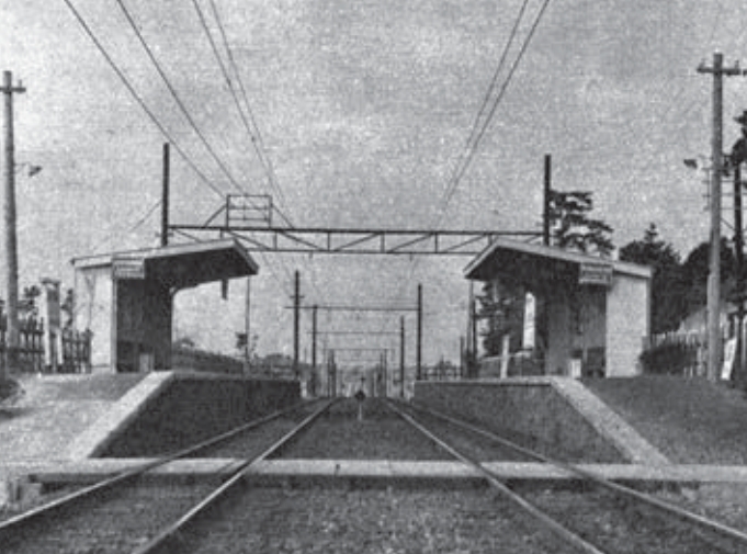 1950年阪和線東佐野駅