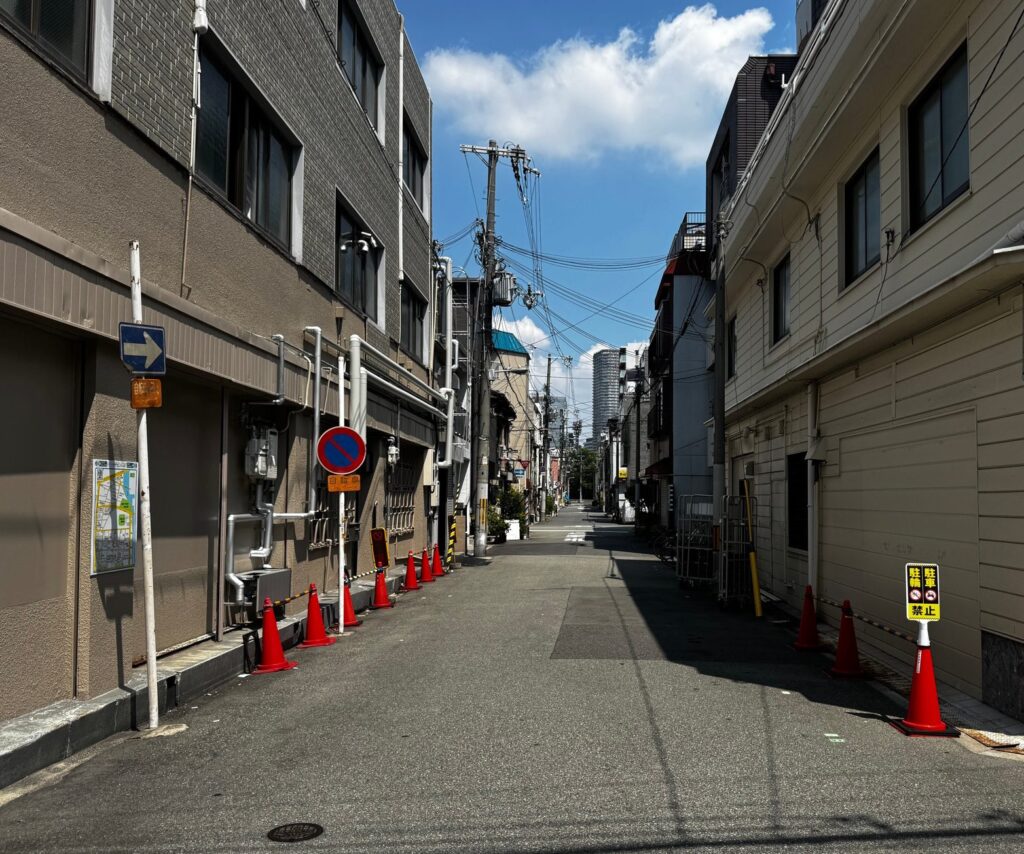 現在の松島遊郭跡。2025年撮影。