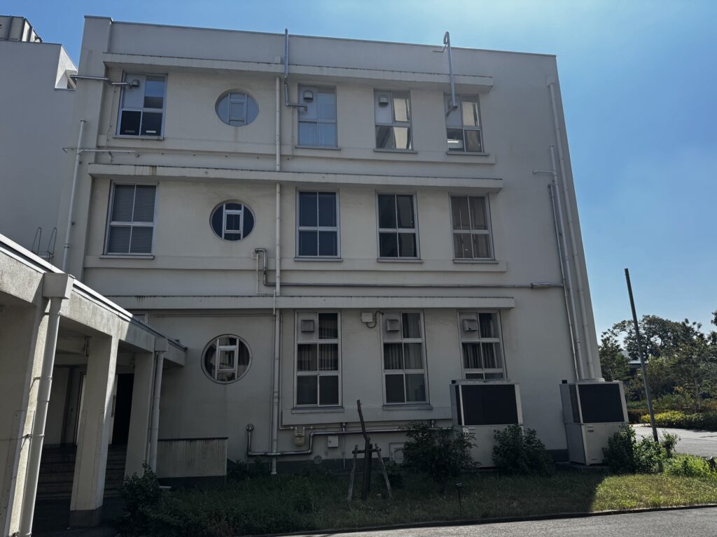 大阪公立大学の旧予科2号館。昭和9年(1934)竣工