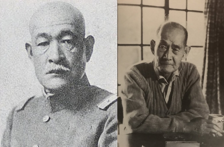 井上達三と井上成美。さすがは兄弟、そっくりである。