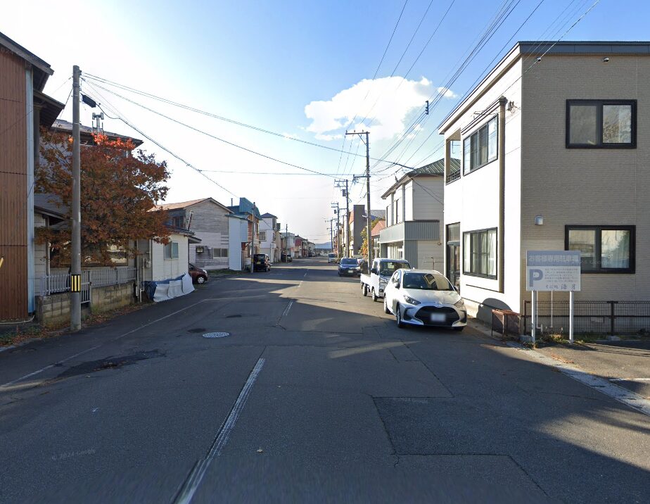 21世紀、現在の函館弁天の鉄砲小路の場所
