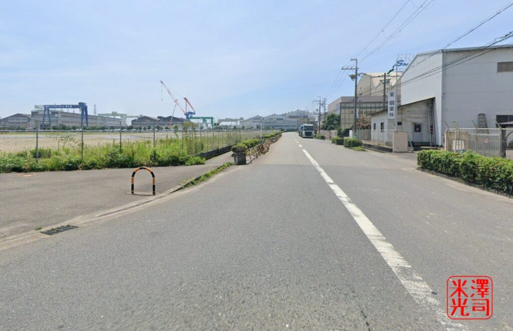 大浜潮湯の大桟橋、納涼のために海に作られた橋があったところ