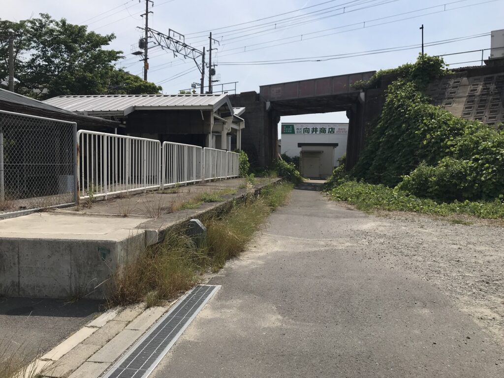紀伊中ノ島駅ー和歌山線ホーム跡