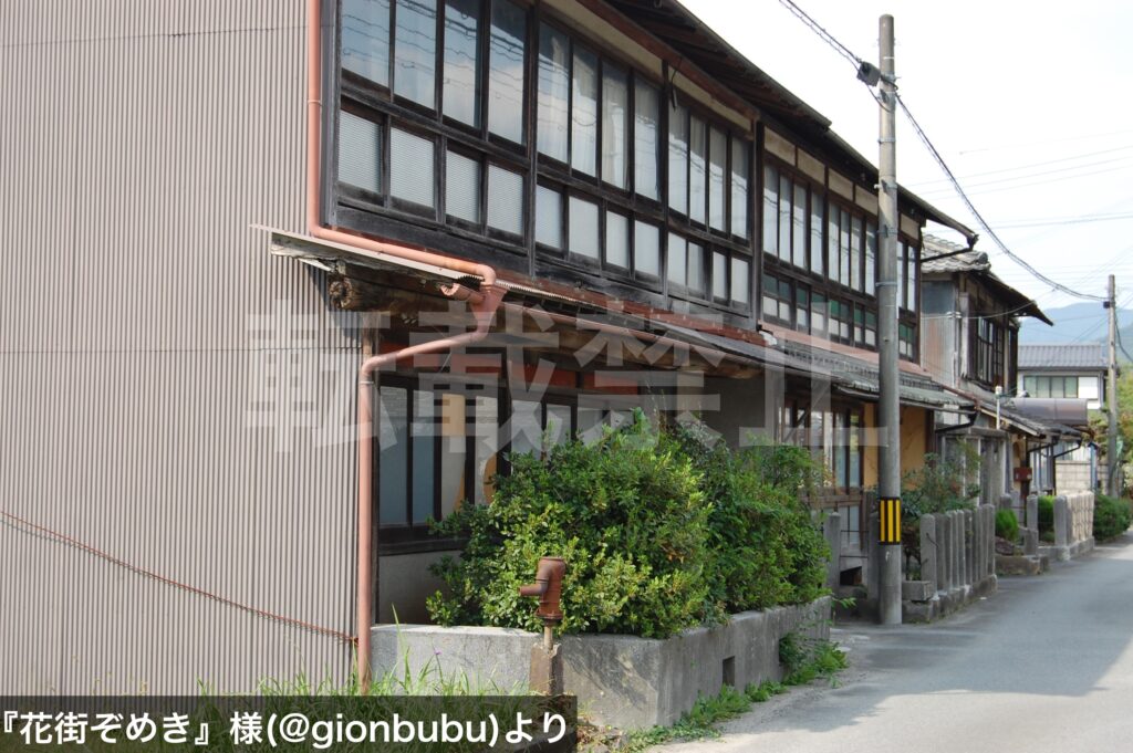 丹波篠山の遊郭、京口新地の遊郭（貸座敷）、旭楼