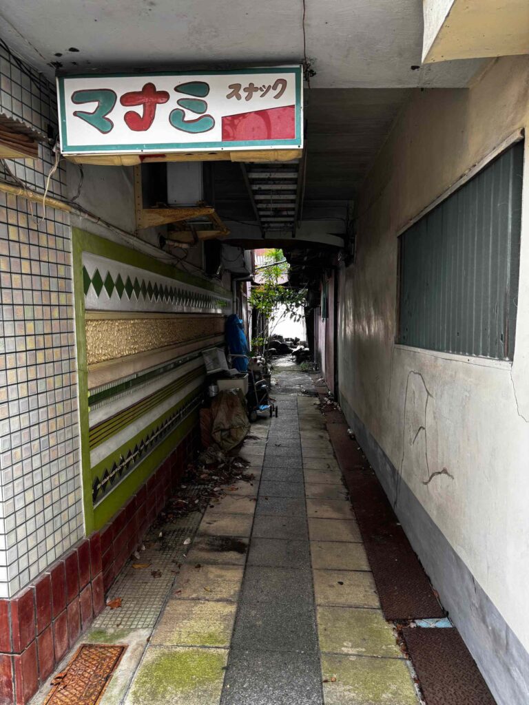 八日市遊郭、延命新地内の飲み屋街