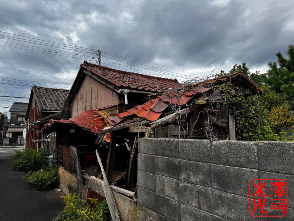 敦賀の遊郭跡。旧三ツ屋町