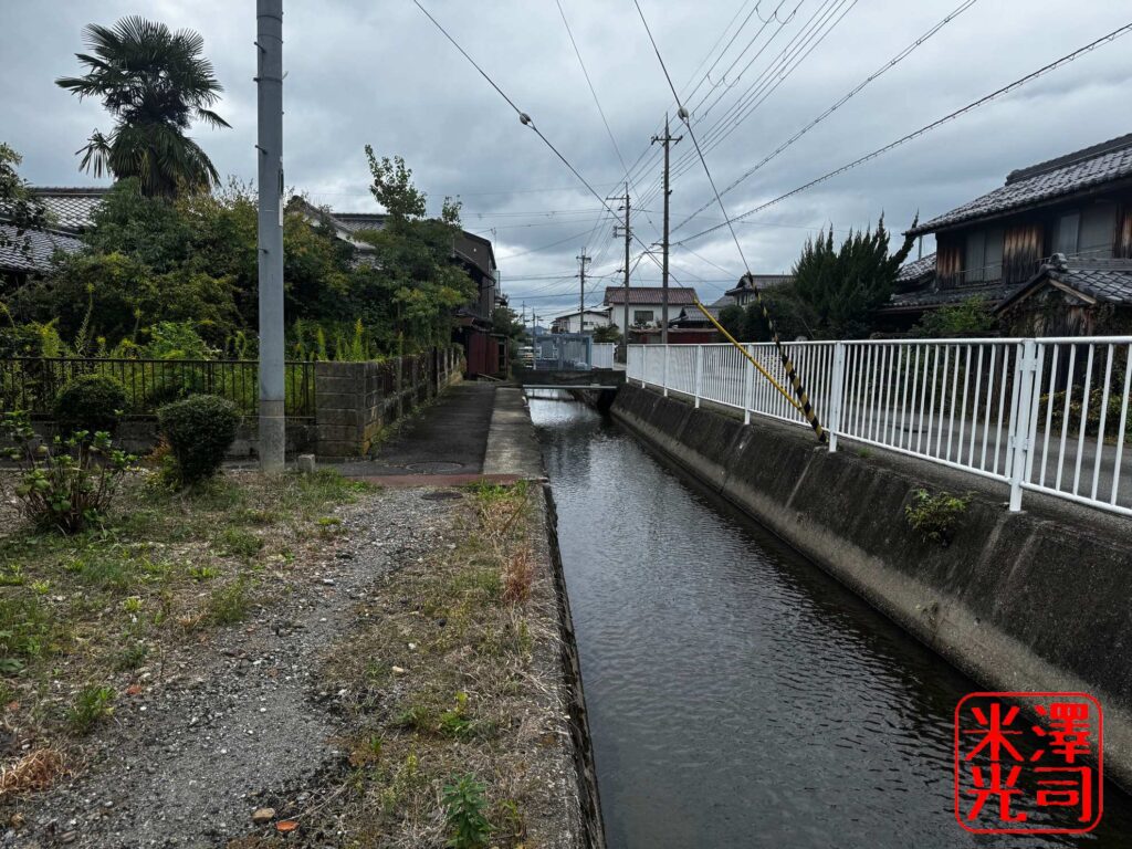 京口新地、丹波篠山の遊郭。遊郭を仕切る水路