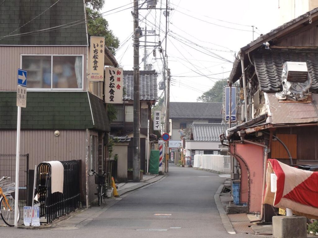 八日市の遊郭延命新地の昔の姿