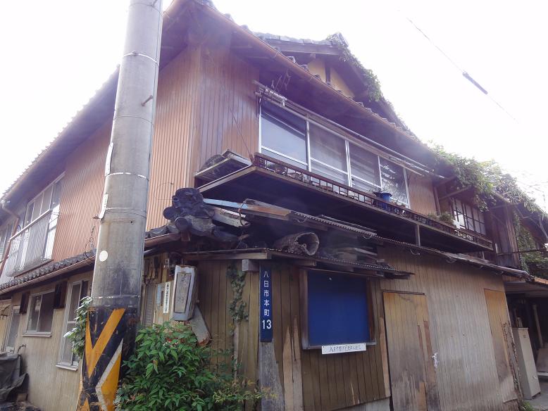 八日市遊郭、延命新地の旧吉勝楼