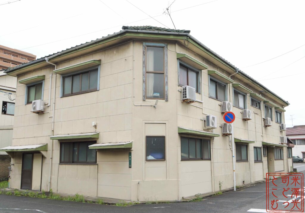 宇部老松遊郭、錦町赤線の建物