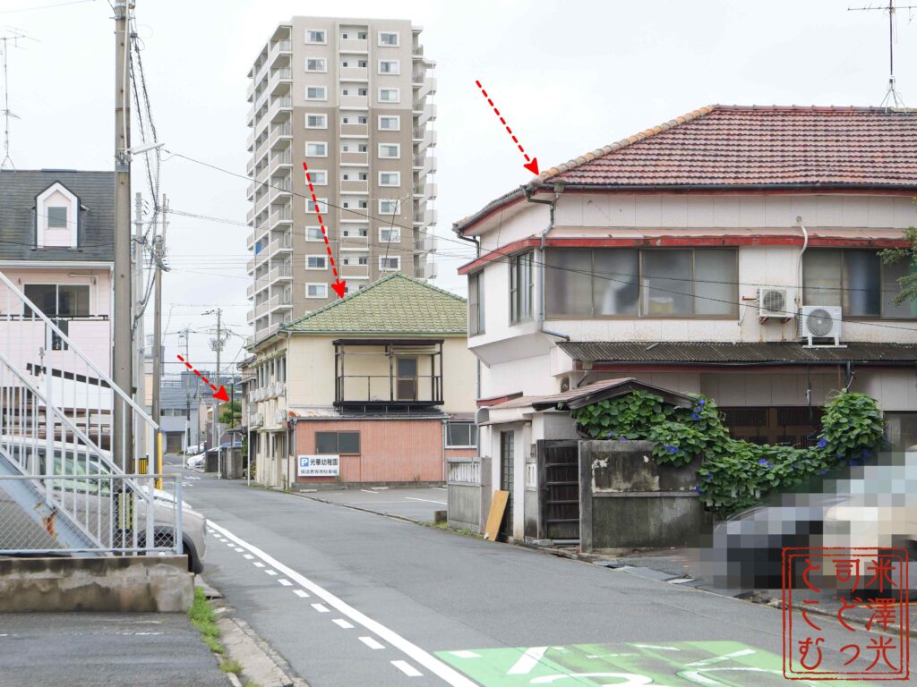 宇部老松遊郭、錦町赤線の建物