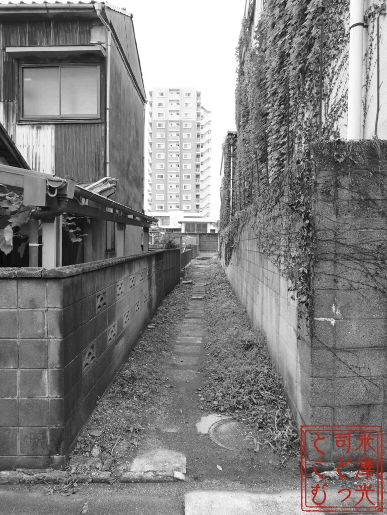 宇部市錦町の宇部老松遊郭、錦町赤線跡。